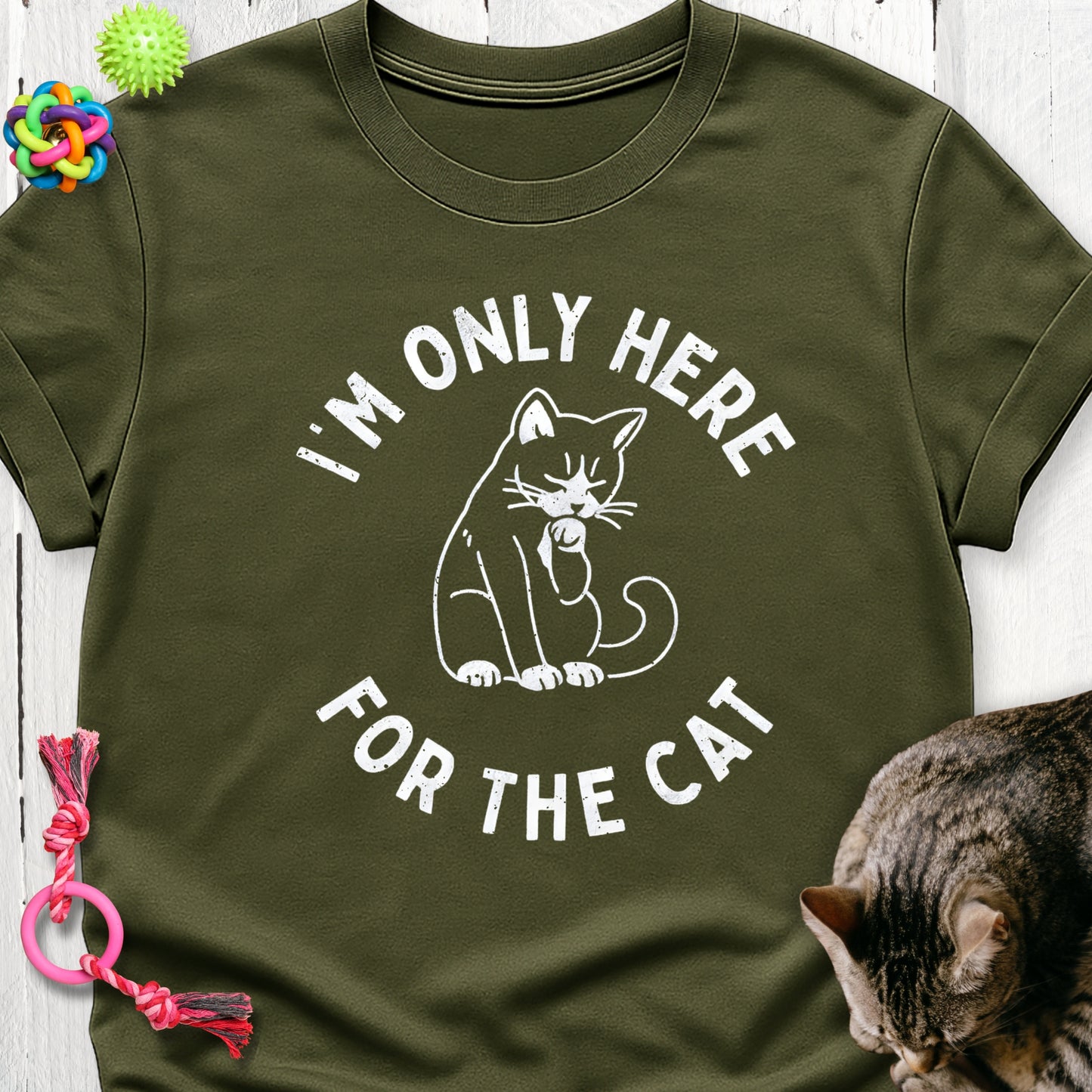 I’m only here for the cat
