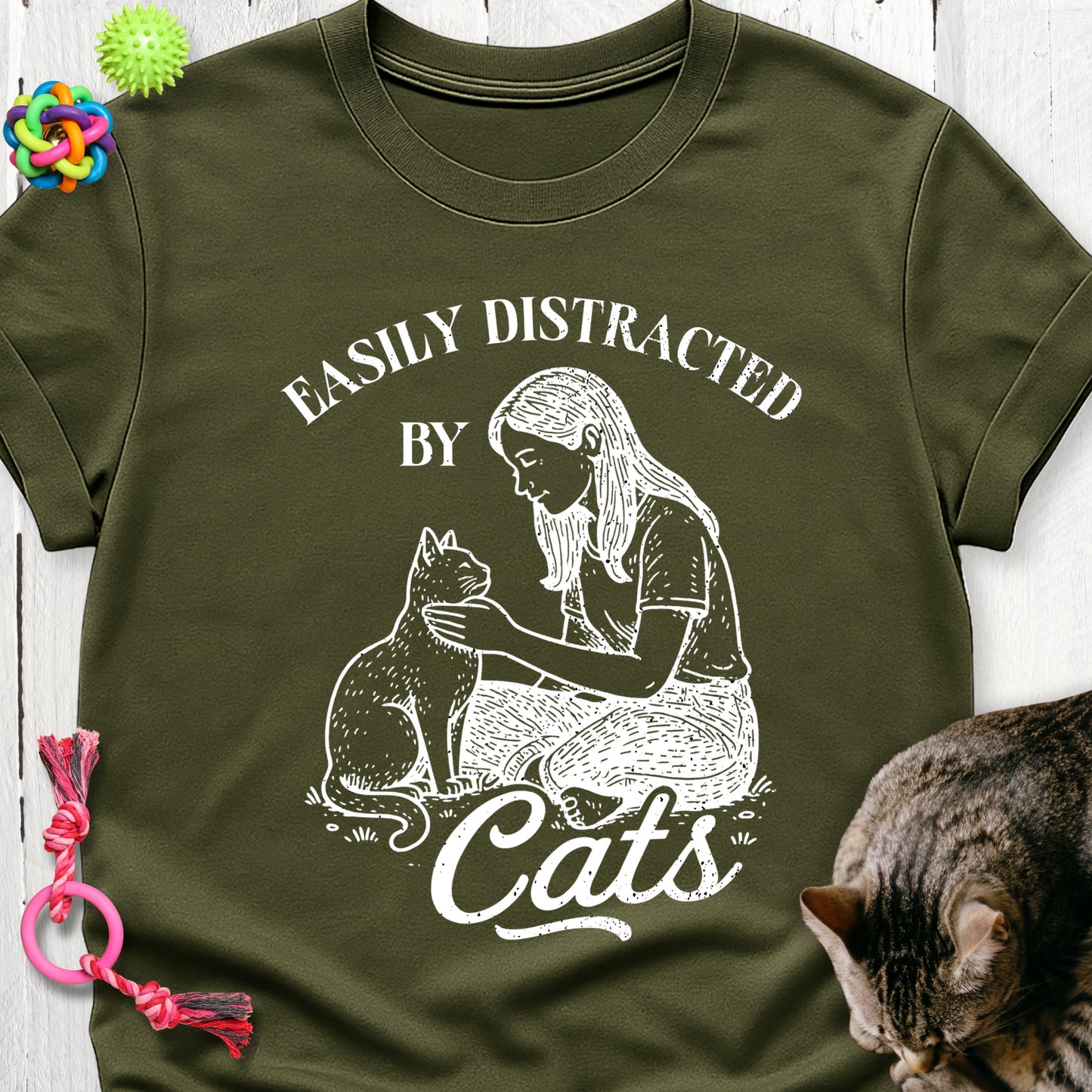 Easily distracted by cats