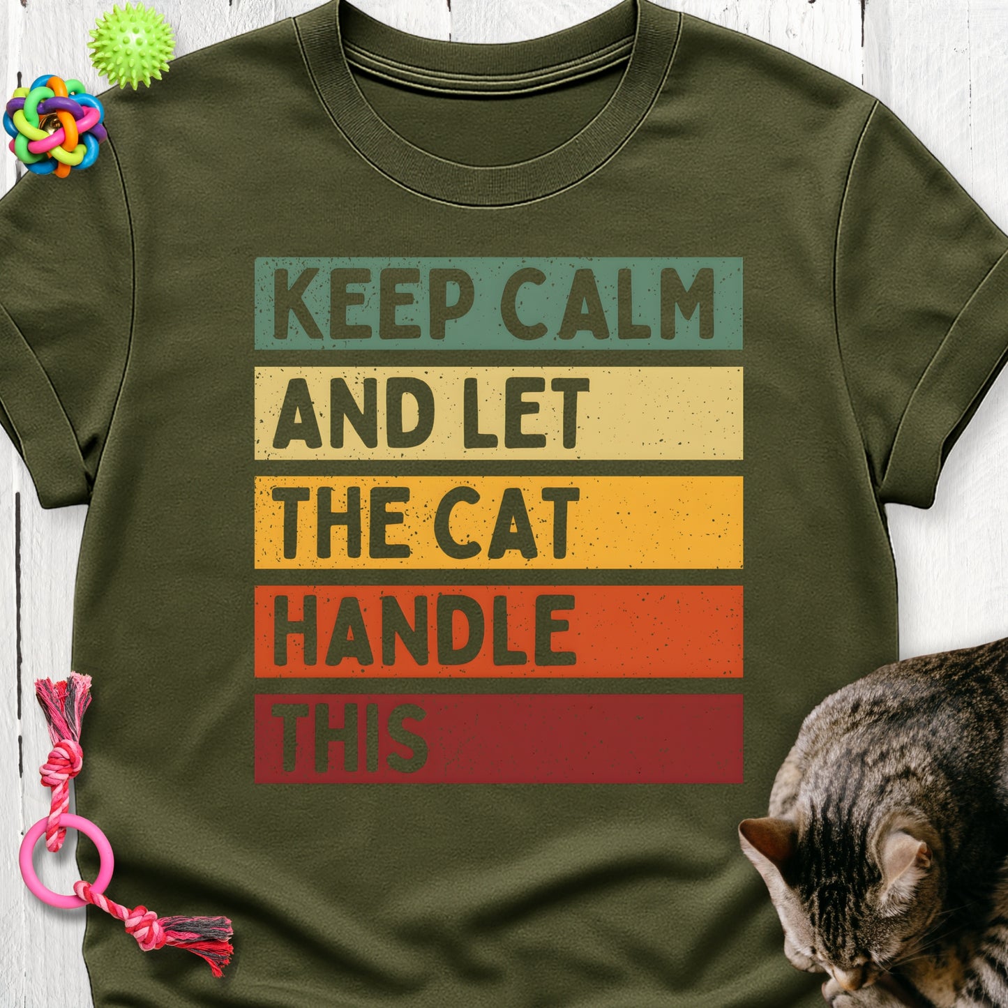 Keep calm and let the cat handle this