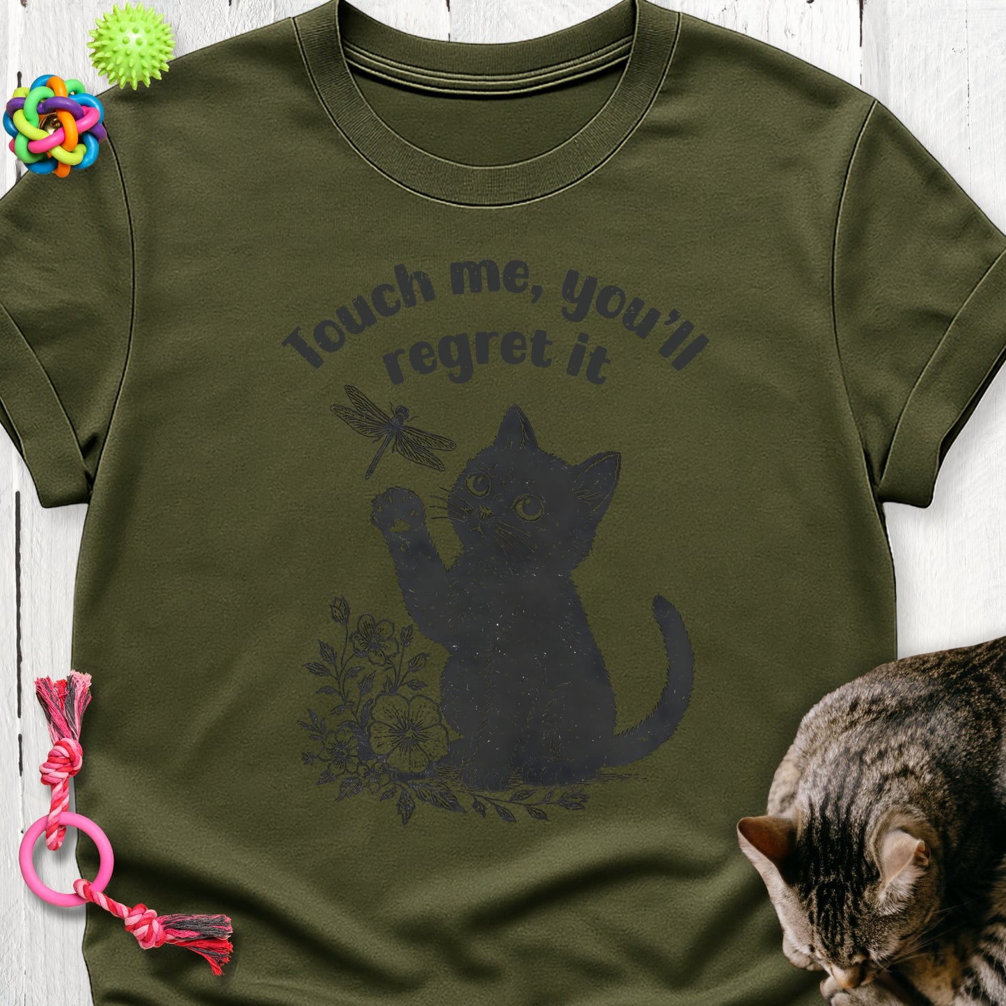 Touch me you’ll regret it