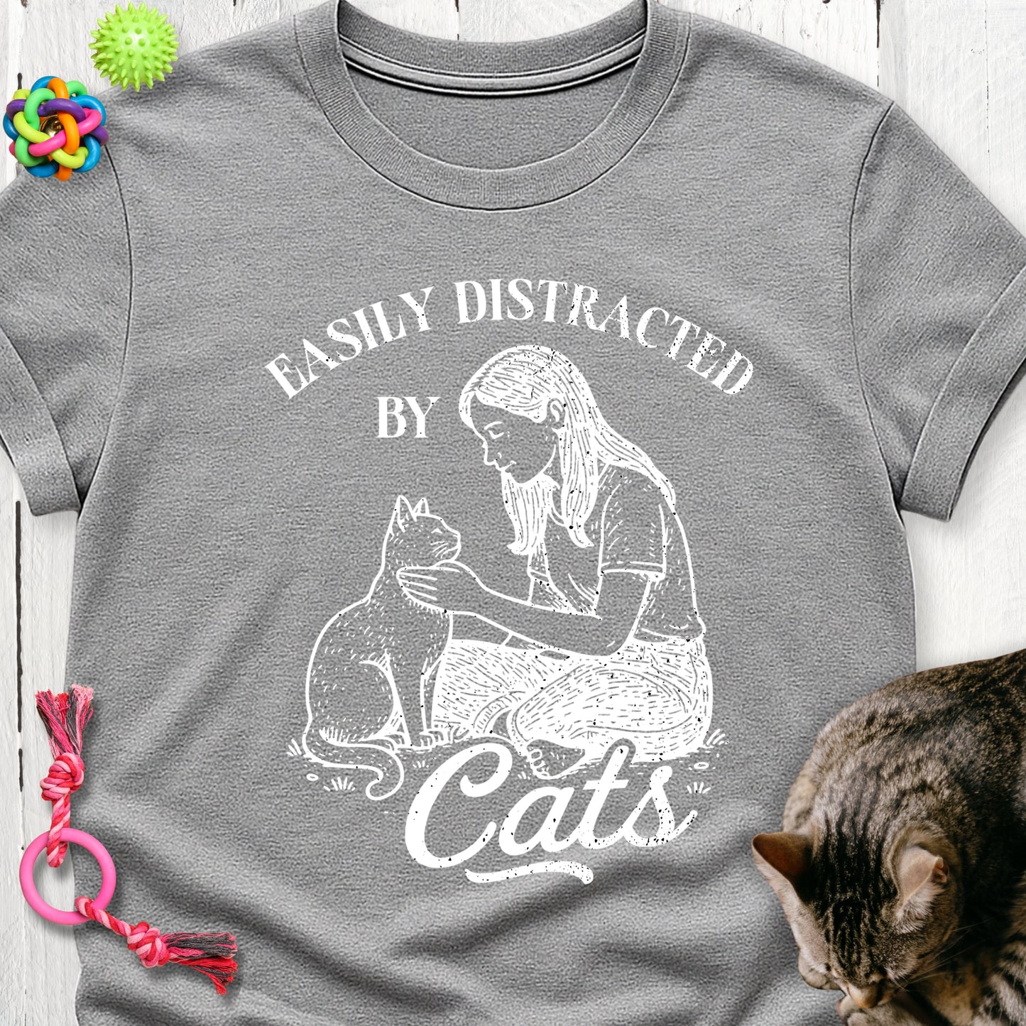 Easily distracted by cats